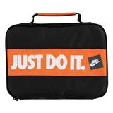 Nike Just Do It Bumper Sticker Fuel Pack Insulated Lunch Bag, Safety Orange