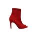 INC International Concepts Womens Rielee3 Fabric Peep Toe Ankle Fashion Boots