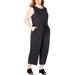 Eileen Fisher Womens Plus Solid Casual Jumpsuit