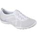 Skechers Relaxed Fit Breathe Easy Fortune Knit Womens Bungee Sneakers White/Silver 11