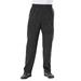 Men's Big & Tall Fleece Open-Bottom Sweatpants by KingSize in Black White Marl (Size 2XL)