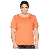 Nike Plus Size Pro Dri-Fit Mesh Top