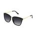 Foster Grant & CO Women's Black Cat-Eye Sunglasses O04