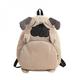 ZDMATHE Women Backpack Cute Dog Ear Puppy Fox School Backpack For Girls Teens Cartoon Corduroy Female Backpack