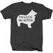 My Kid Is An Aussie Dogs Pets Fur Baby T-Shirt Medium Dark Gray