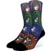 Socks - Good Luck Sock - Men's Active Fit - Kiss Pop Art (8-13) 4187