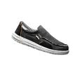 LUXUR Men's Canvas Shoes Slip On Loafers Shoes Driving Moccasins Comfort Casual Shoes