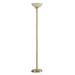 Everly Quinn Mclain 71" Torchiere Floor Lamp Metal/Crystal in Yellow | 71 H x 11 W x 11 D in | Wayfair 71D8F7EFF86F4E03A94800E6E6C83832