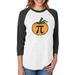 Tstars Womens Halloween Party Shirt Halloween Pumpkin Pie Funny Humor Pumpkin Pi Spooky Trick or Treat Day of the Dead Gifts for Her 3-4 Women Sleeve Baseball Jersey Shirt