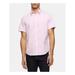 CALVIN KLEIN Mens Pink Collared Button Down Shirt XXL