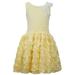 Bonnie Jean Little Girls Yellow Sleevless Bonaz Dress 6x