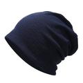 Hat Unisex Knit Cap Hedging Head Hat Beanie Cap Warm Outdoor Hats Dual Use Hats Collar New