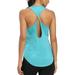 Women Backless Tank Top Workout Shirts Sleeveless Plain Yoga Fitness Gym Sports Tank Tops Vest Workout Crossback Tanks Summer Tee