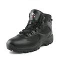 NORTIV 8 Mens Waterproof Lightweight Trekking Boots Mid Outdoor Hiking Backpacking Shoes Work Boots MACK_02 BLACK Size 12