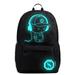 Non-USB Charge Cool Boys School Backpack Luminous School Bag Music Boy Backpacks Gray for Boys, Girls, Men, Women, Teen