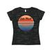 Inktastic Lake Placid Retro Sunset Adult Women's T-Shirt Female