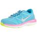 Nike Girl's Dual Fusion Run 3 (GS) Running Shoes Blue Pink