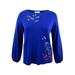 Charter Club Women's Plus Size Embroidered Sweater