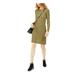 MICHAEL KORS Womens Yellow Plaid Long Sleeve Crew Neck Short Sheath Dress Size XS