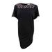 Calvin Klein Women's Floral-Embroidered Dress