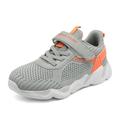 DREAM PAIR Sneakers Kids Girls Boys Sport Athletic Casual Walking Tennis Shoes QSTAR-K LIGHT/GREY/CORAL Size 10