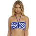 Freya Womens Making Waves Underwire Non Padded Bandeau Bikini Top, 30DD, Cobalt