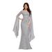 Ever-Pretty Women's Stunning Mermaid Lace Fomal Dress for Party 00476 Gray US8