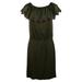 Michael Kors Women's Lace-Trimmed Off-Shoulder Dress