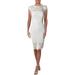 Rachel Zoe Womens Suzette Lace Cap Sleeves Party Dress