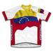 Venezuela Flag Short Sleeve Cycling Jersey for Women - Size S
