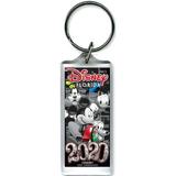 Disney Dated 2020 Vintage Pals Mickey Goofy Donald Pluto Lucite Keychain, (Florida Namedrop)p)