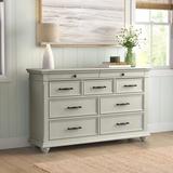 Lark Manor™ Aimaan 9 Drawer 62" W Dresser Wood in Brown | 38 H x 62 W x 17 D in | Wayfair C2CBB1C1B1DF47169A87AE1DCAB73F1D