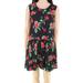 Women's Dress (UK 8) Sheath Floral-Print Pleated 4