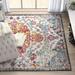 White 47 x 0.26 in Area Rug - Mistana™ Hillsby Oriental Blue/Orange Area Rug, Polypropylene | 47 W x 0.26 D in | Wayfair MTNA3186 40470626