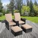 Sol 72 Outdoor™ Lachlan 5 Piece Rattan Seating Group w/ Cushions Synthetic Wicker/All - Weather Wicker/Wicker/Rattan | Wayfair