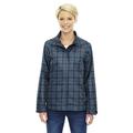 A Product of Ash City - North End Ladies' Locale Lightweight City Plaid Jacket - NIGHT 846 - XL [Saving and Discount on bulk, Code Christo]