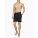 Calvin Klein Men's Swimwear Solid Calvin Klein Logo 5.5" Volley Shorts,Black, M