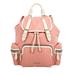 Burberry Medium Nylon and Leather Rucksack- Powder Pink