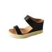 Avamo Summer Women Ladies Wedge Platform Sandals Beach Slides Sliders Slippers Shoes