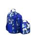 Eastsport Backpack with Bonus Matching Lunch Bag, Jagged Shapes