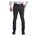 KENNETH COLE Mens Gray Houndstooth Work Pants Size: W32/ L32