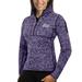 TCU Horned Frogs Antigua Women's Fortune 1/2-Zip Pullover Sweater - Purple
