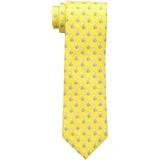 Peanuts Men's Woodstock Bird Easter Eggs Neck Tie - Standard Regular Length in Yellow