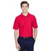 Men's Cool & Dry Elite Tonal Stripe Performance Polo - RED - 4XL