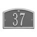 Whitehall Products Cape Charles 1-Line Wall Address Plaque Metal | 4.75 H x 7.5 W x 0.5 D in | Wayfair 1179GG