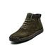 LUXUR Mans Casual Shoes Boots High Top Sneakers Thickening Loafers Fall/Winter Shoes