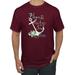 Hope is An Anchor For The Soul Hebrews 6:19 Inspirational/Christian Men's Graphic T-Shirt, Maroon, X-Large