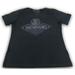 Womens Browning Rivets Buckmark Classic Fit Tee T-Shirt Black (M)