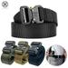 Luxtrada Tactical Belts for Men Nylon Belts for Men Heavy Duty Webbing Belt Military Belt Style Quick Release Belt with Adjustable Army/Police/Women Kids/Key Ring