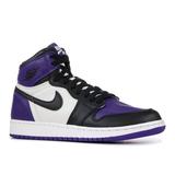 Kids Air Jordan 1 Retro High OG GS Court Purple Sail Black 575441-501